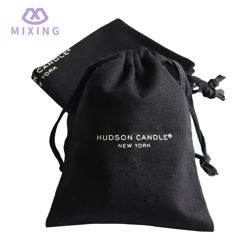 Black Cotton Canvas Dust Bag Black Cotton Canvas Dust Bag