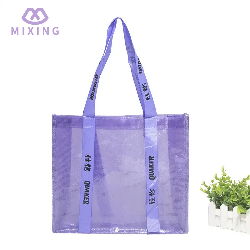 Transparent PP Woven Tote Bag Transparent PP Woven Tote Bag