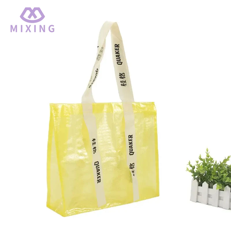 Transparent PP Woven Tote Bag